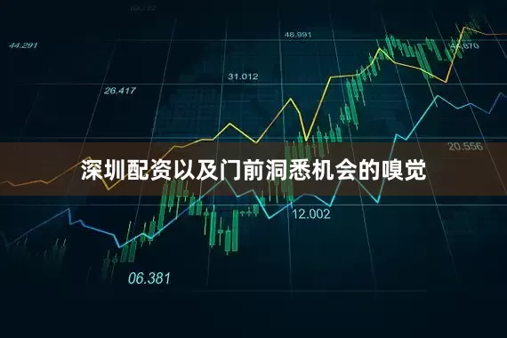 深圳配资以及门前洞悉机会的嗅觉