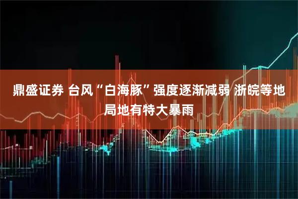 鼎盛证券 台风“白海豚”强度逐渐减弱 浙皖等地局地有特大暴雨