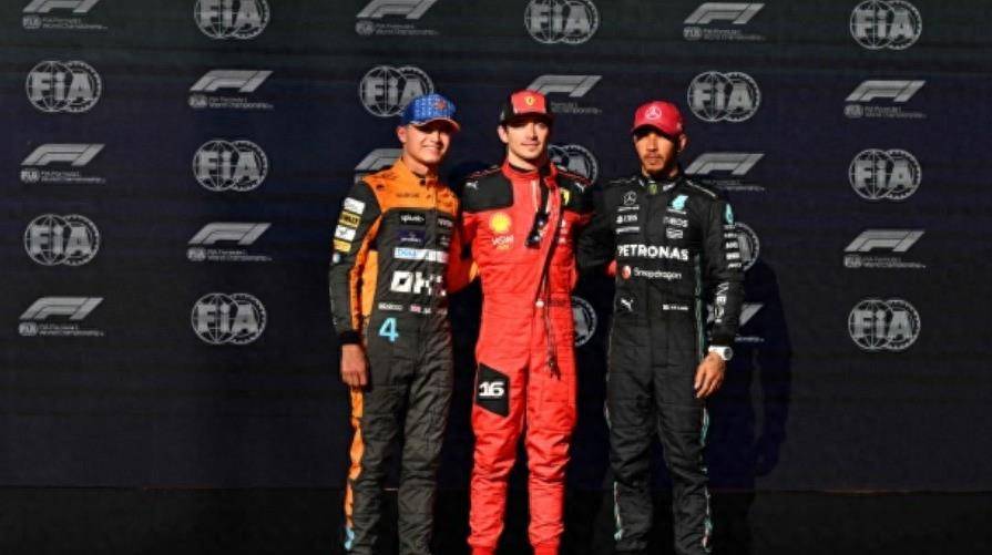 F1国外站排位赛：勒克莱尔夺杆位，维斯塔潘第6，周冠宇第12